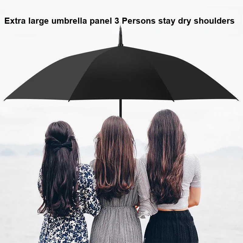 Baudini Extra Large Umbrella With Business Long Handle Extra Large Reinforced Thickened Durable And Wind Resistant-3