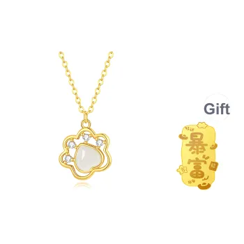 CHAOHONGJI Natural Chalcedony Necklaces Women's