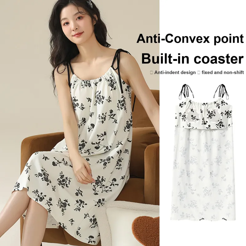 Cotton Shopping Nightgown Women's-1
