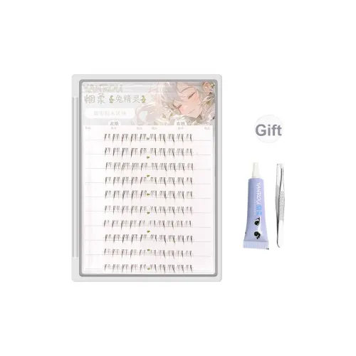 YANROU Коричневый Кролик Эльф Lower LASH Натуральный Увеличивающий Стиль