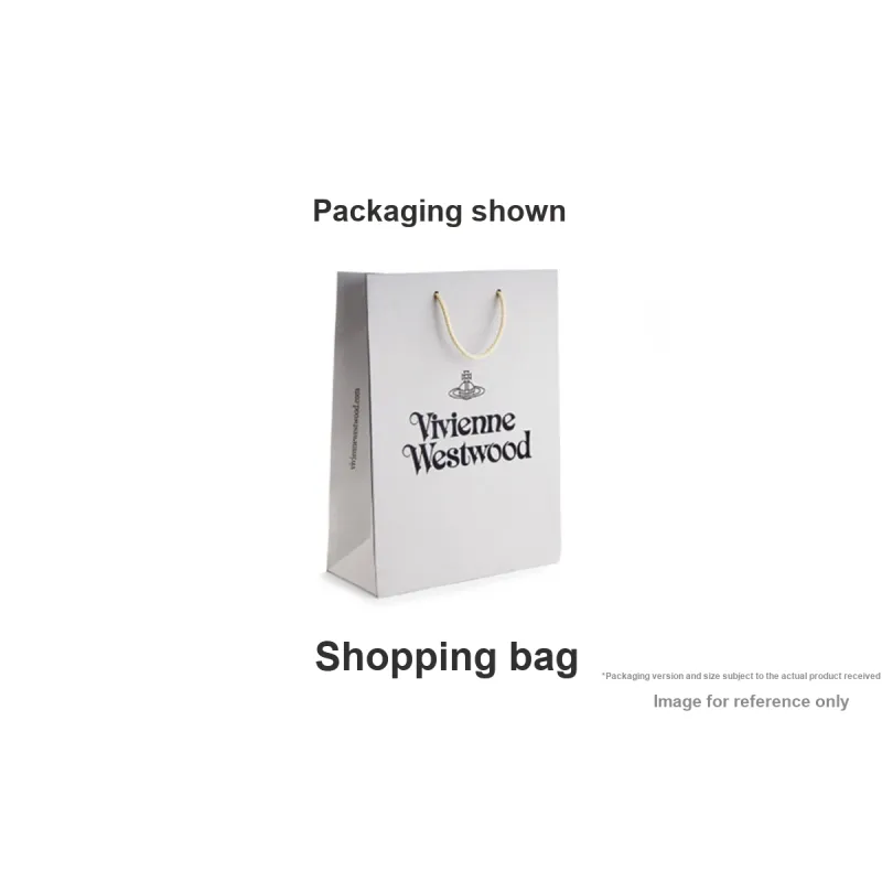 Vivienne Westwood Calfskin Shoulder Bag Men's Black-4