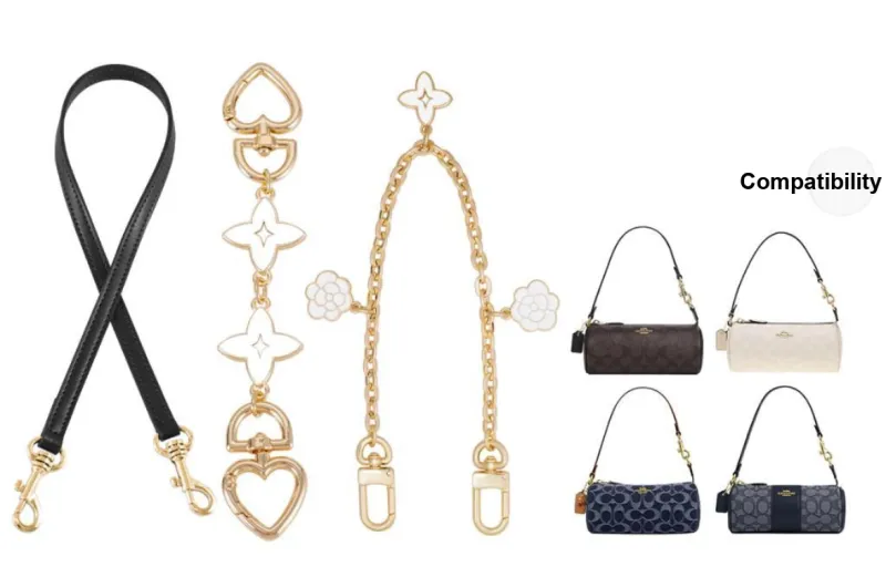 Lan Bao Fan Metal Alloy Bag Accessory Women's Gold-29
