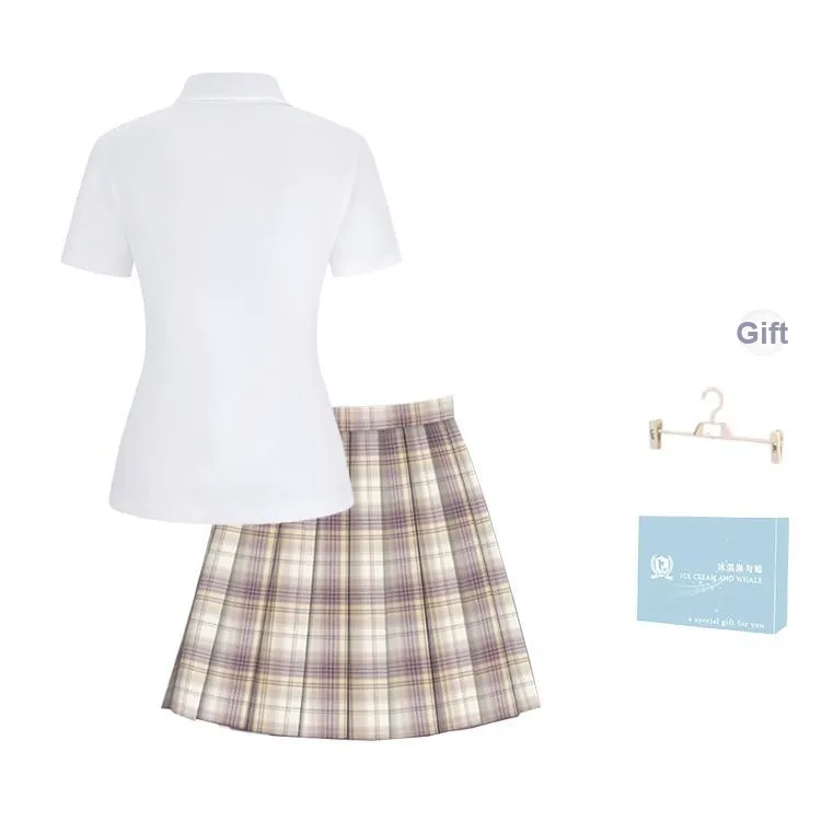 Ice Cream And Whale Summer Skirt Set Women's Gift Box Set-1