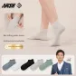Men's Crew Socks 5 Pack Shopping Bag (3 Black, 2 White)