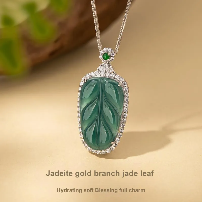 Encounter Gift High Ice Jade Necklaces Women's-1