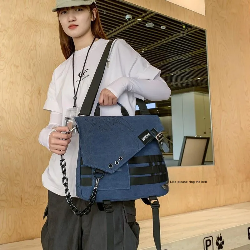 GOBLIN SHARKS 1759 Canvas Bag, Shoulder Bag Regular Unisex Multicolor-14