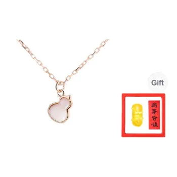 Chongqing Gold Store Chalcedony Jade Necklaces Women's