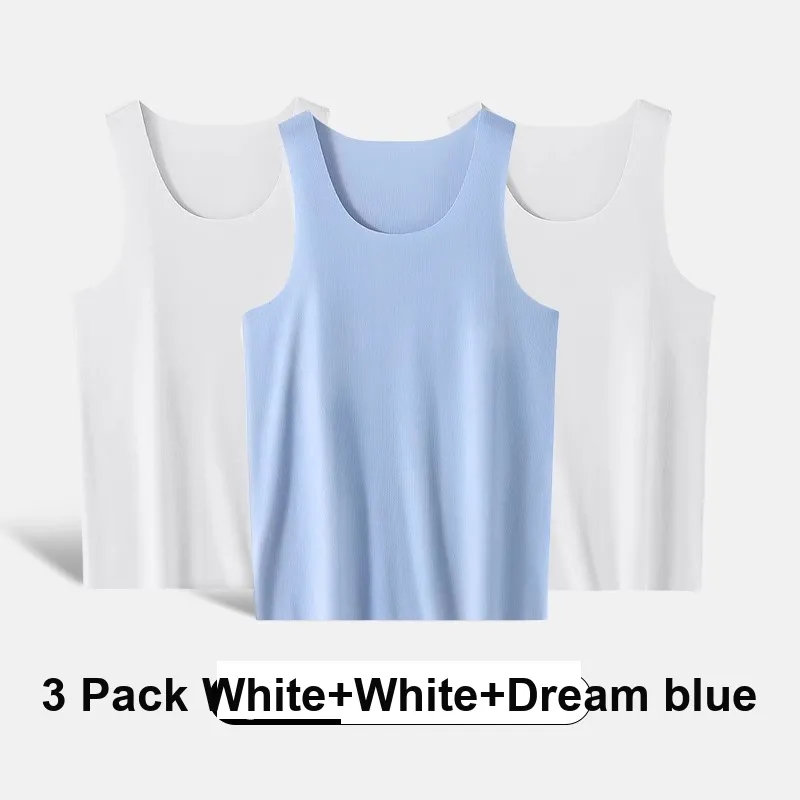 H YXIANG Tank Top Men's Combo Set-37