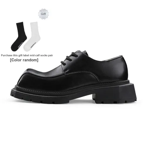 HANQIAORIJI Men's Casual Shoes Unisex Low-Top Black