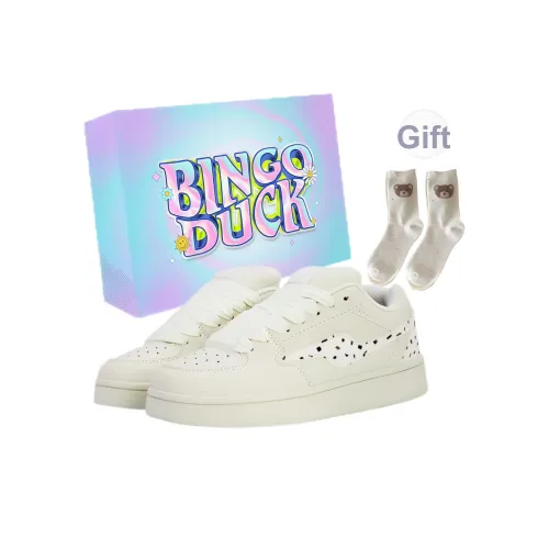 BINGO DUCK Скейтборд Кроссовки Женские Экрю