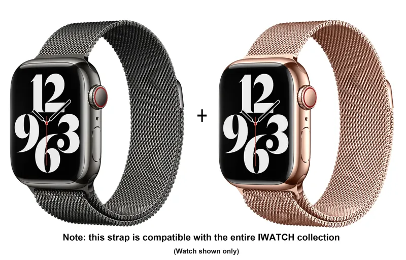 ZHISHENG Apple Compatibility Watch Band 38/40/41/42/44/45/49 All Stainless Steel Material-13