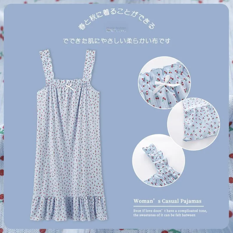 GOSO Nightgown Women's Light Blue-1