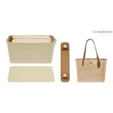 Milk Tea Shoulder Pads+Zipper Anti-Theft Liner+Bottom Pad