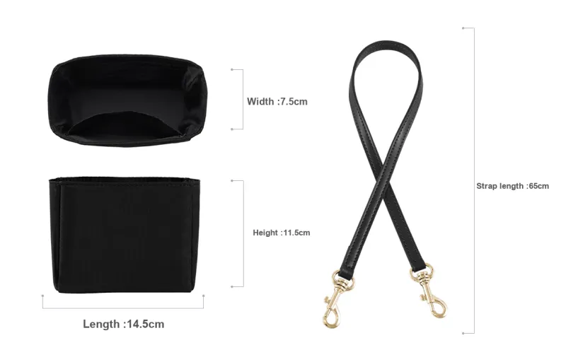 Kim Yeon sha Artificial Leather Bag Accessory Women's Black-8