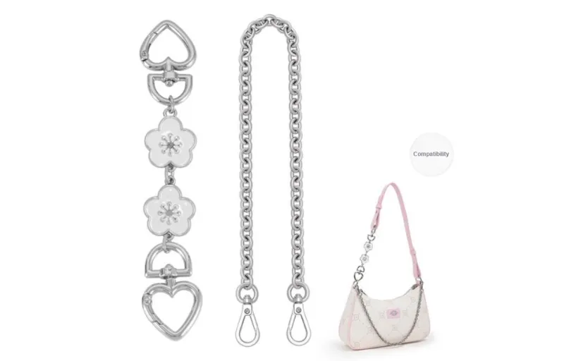 Lan Bao Fan Metal Alloy Bag Strap Women's Multicolor-35