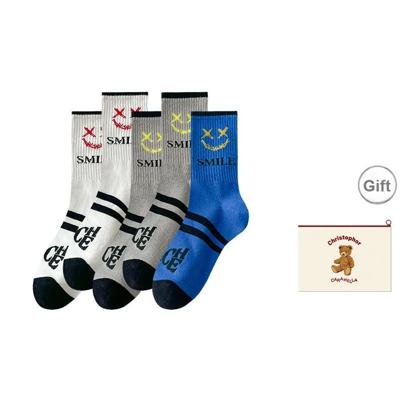 Caramella Mid-Calf Socks Men's Shopping Bag Combo Set-8
