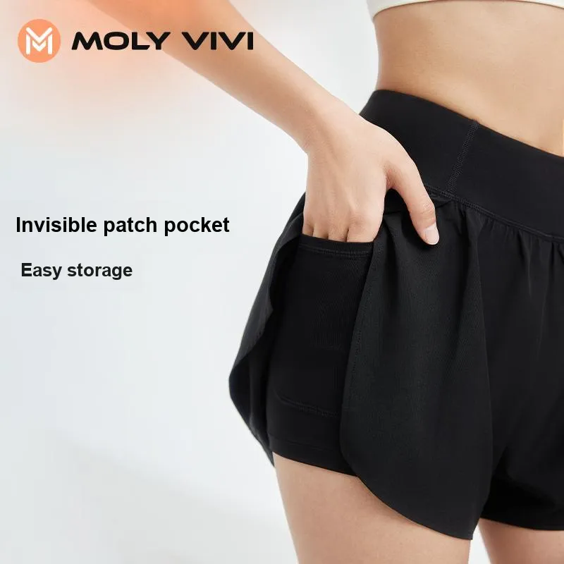 MOLY VIVI Casual Shorts Women's Classic Black-4