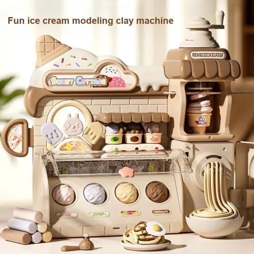 YIMI Мороженое Моделирование Глина Машина пластилин Глина Игрушка Наборы DIY Конус DIY Игрушки