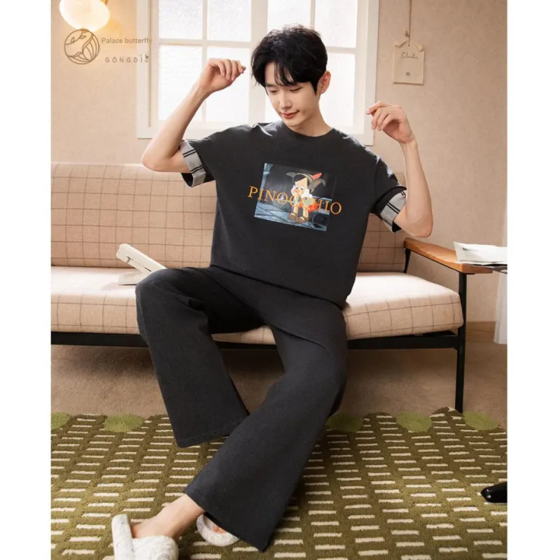 Gongdie x Disney Pajama Set Men's-3