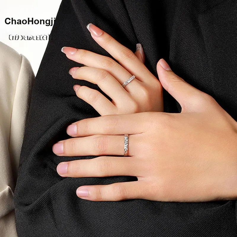 CHAOHONGJI 990 Fine Silver Rings Unisex-3