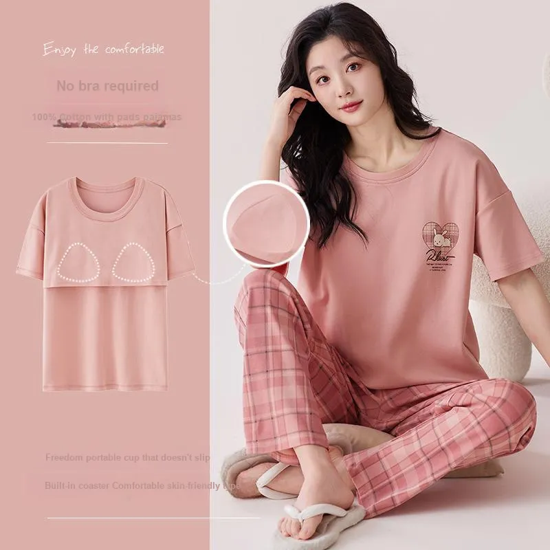 MIIOW Cool One Summer Series Pajama Set Women's Coral-1