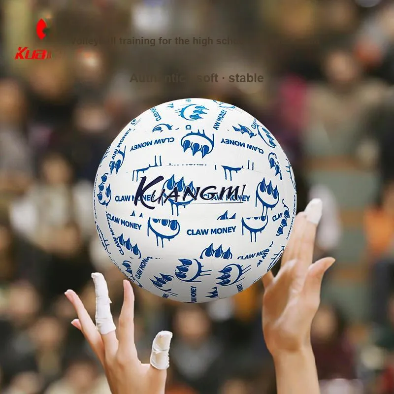 Kuangmi x Claw Money PU Size 5 Volleyball Unisex White Blue-10