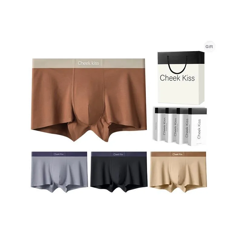 Cheekkiss Underwear Gift Box Men's Comfortable Seamless Boxer Briefs Premium Packaging-1