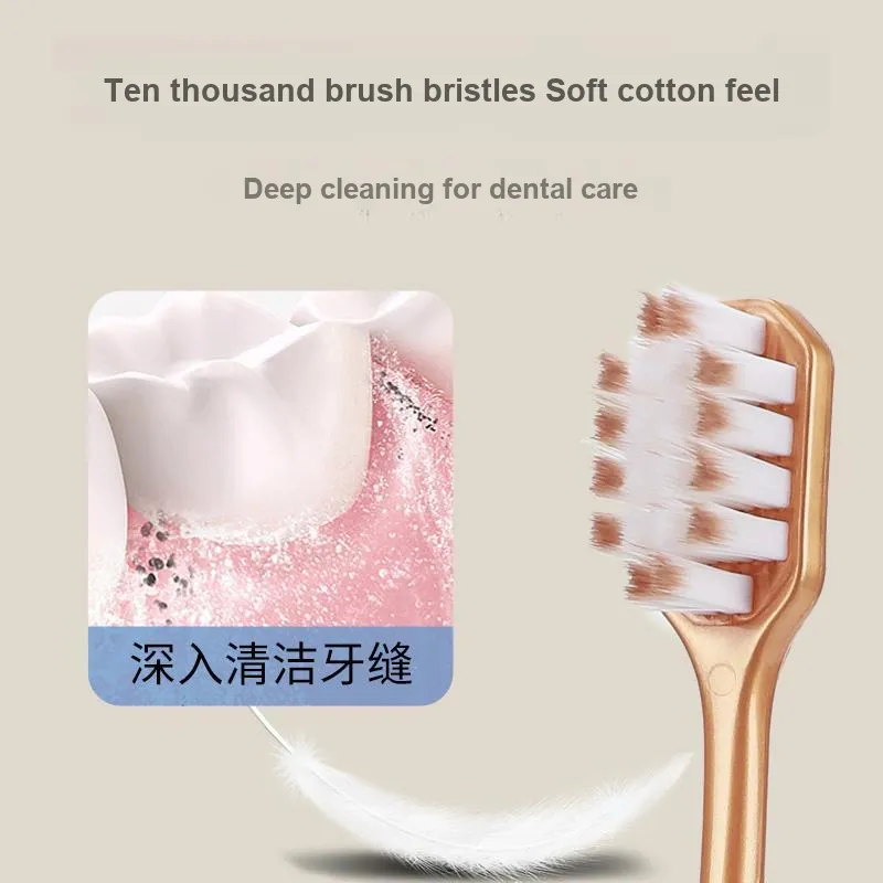 DOLEK Wide Head Soft Bristles Dense Gum Protection Cleaning Sam Same Style Adults Men Women's Manual Toothbrushes-2