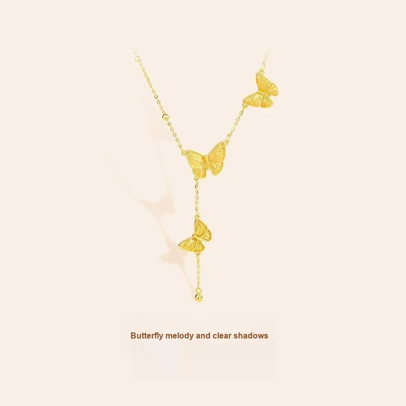 RURA S925 Silver Necklaces Women's Gold-1