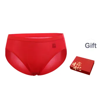 JINSANT Underpants Women's Gift Box Set Red
