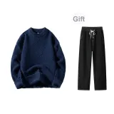Navy Blue (with Free Black Pants)