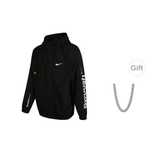 Nike Jackets Men Black Necklace