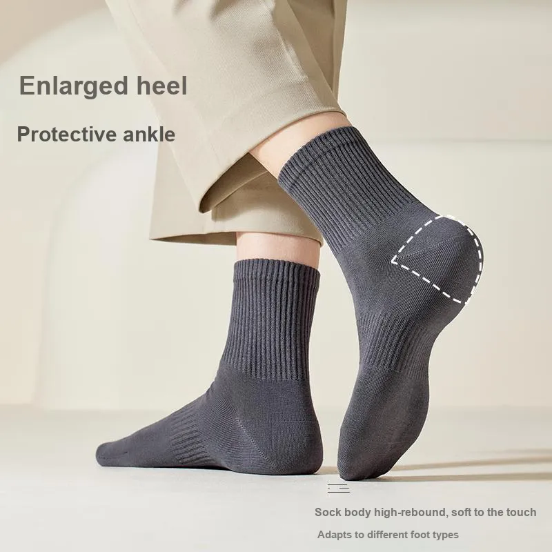 MIIOW Mid Calf Socks Men's Shopping Bag Combo Set-3