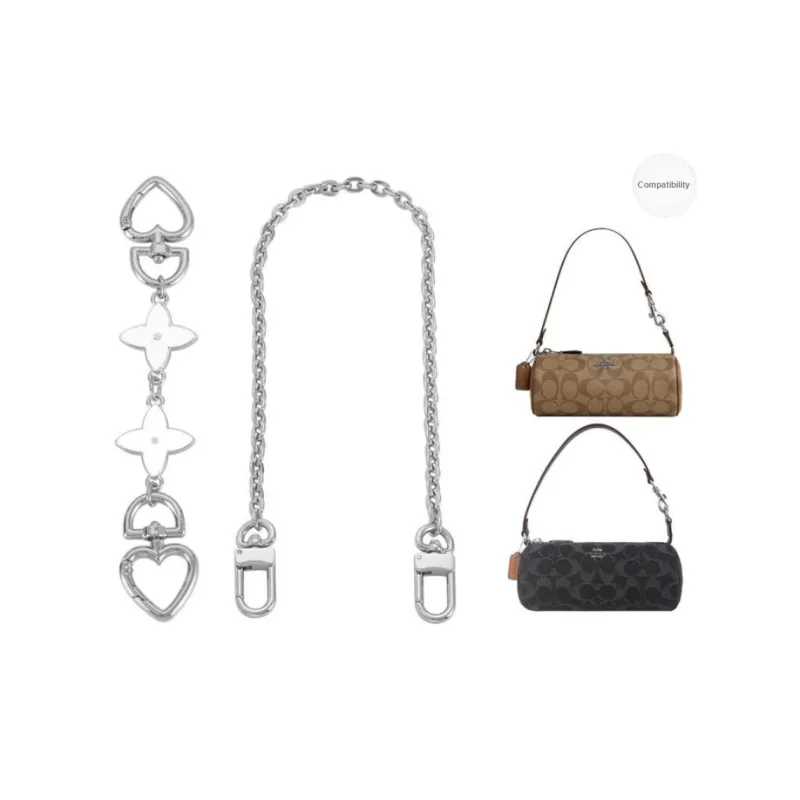 Lan Bao Fan Metal Shoulder Strap, Bag Accessory Women's Gold Tone-69