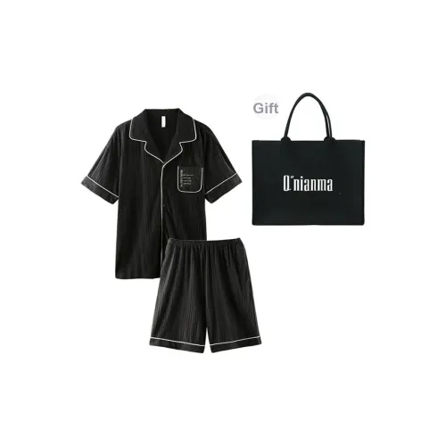 Q'NIANMA Пижама Подарочная Коробка Мужская Афинская Черная