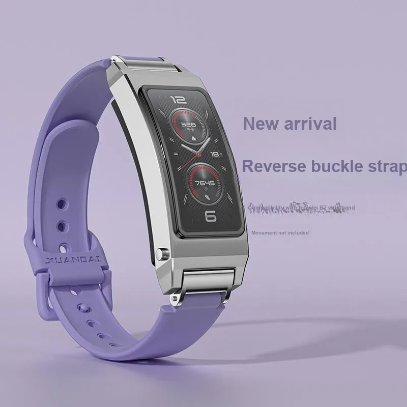 CHUANGYIDA Huawei Compatibility Watch Band 135~190mm Silicone Material-7