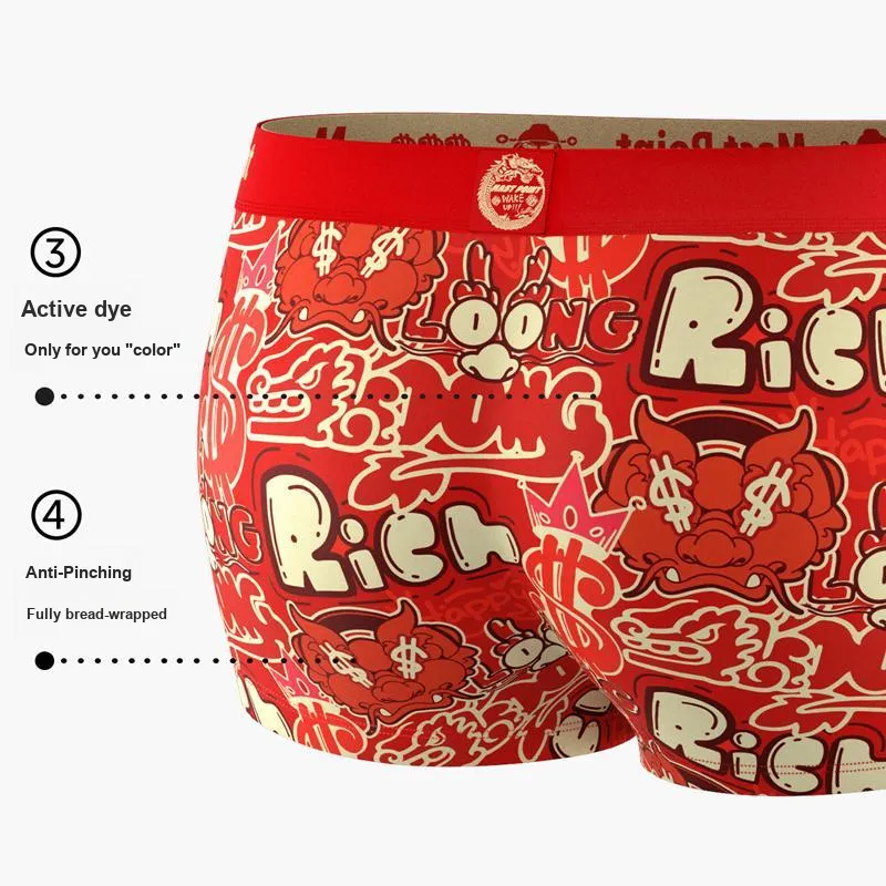 Mast Point Year Of The Dragon Series Underpants Men's-15