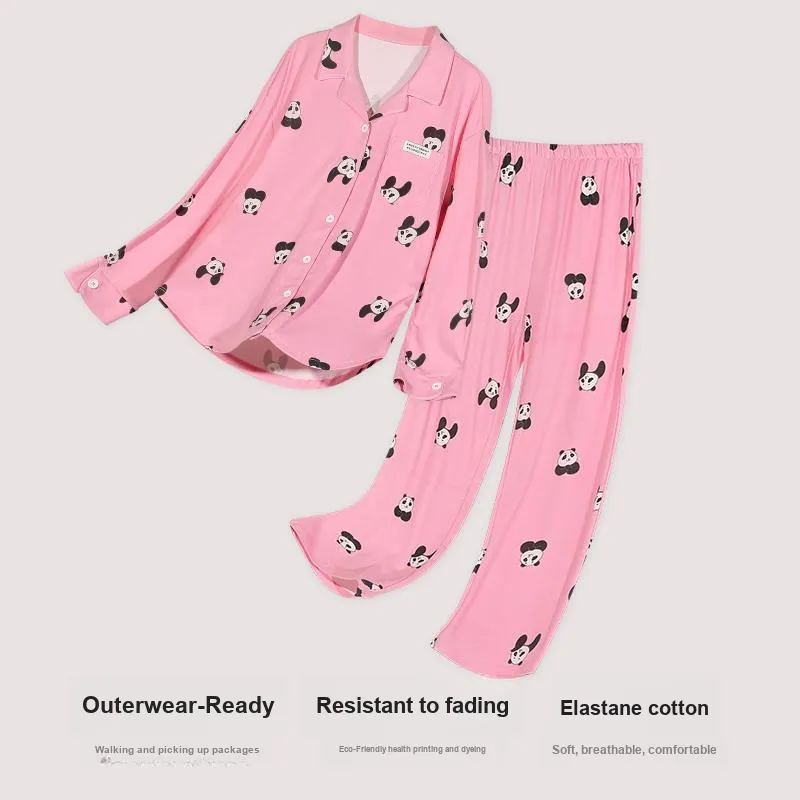 Cotton Has A Home Pajama Set Women's Pink-1