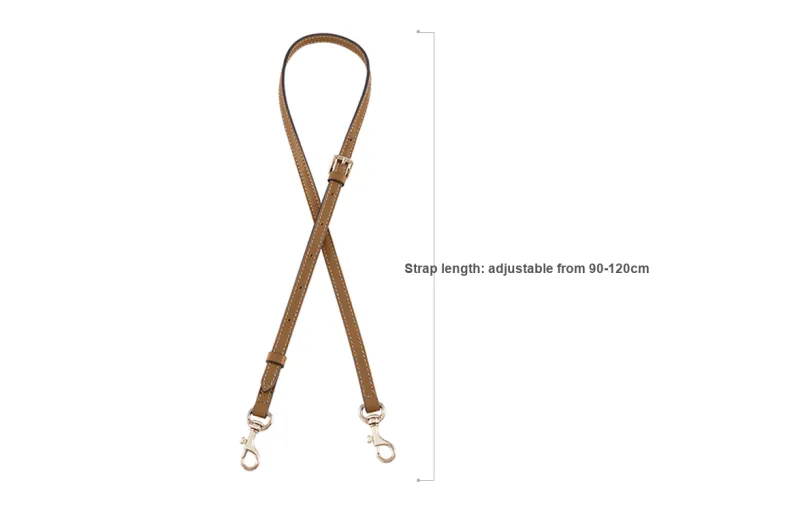 Kim Yeon sha Artificial Leather Bag Strap Women's Milk Tea-6