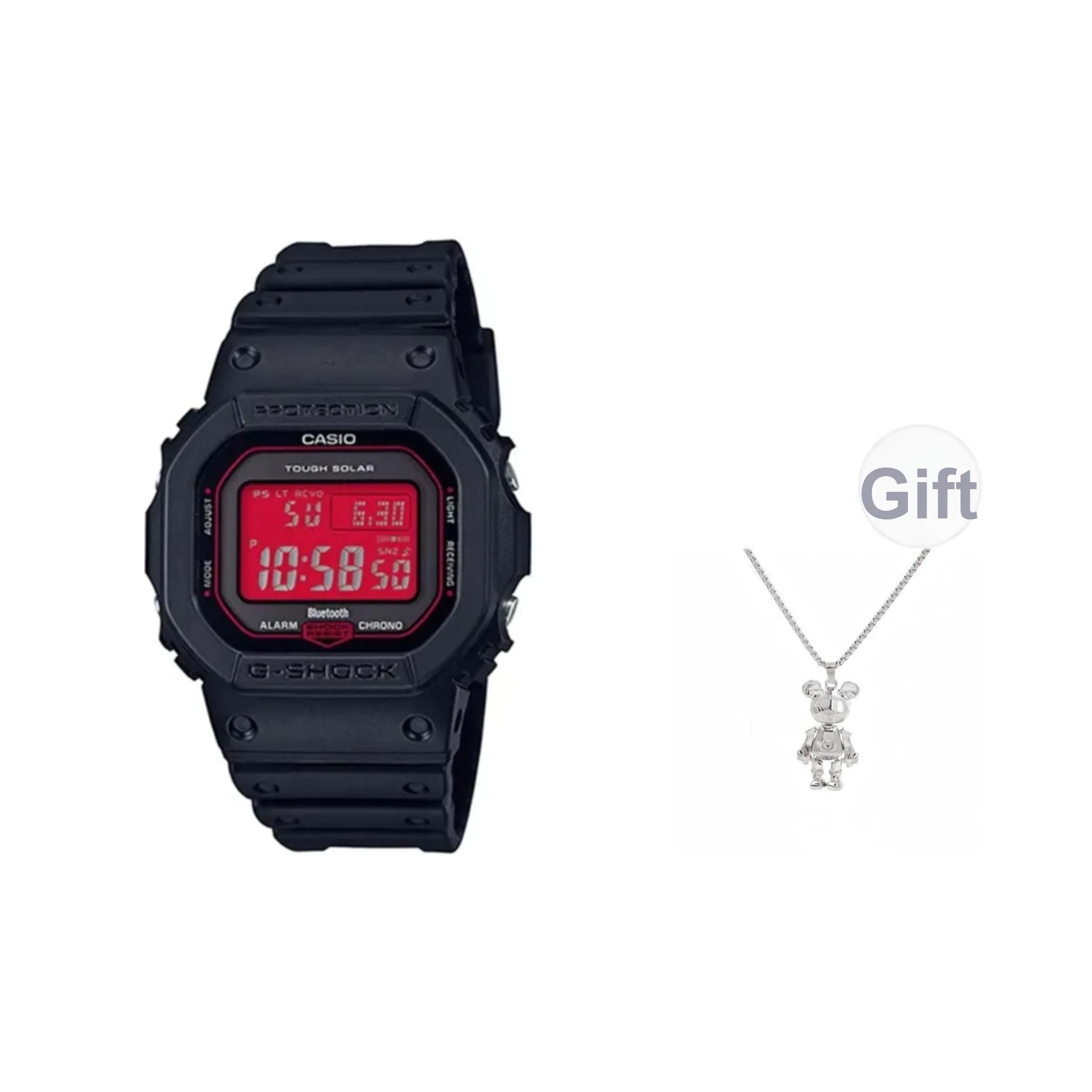 Шок Кварц Механизм Унисекс Красный Циферблат Часов