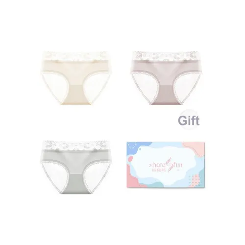 Sharefun Трусы 3 упаковки Коробка Женские