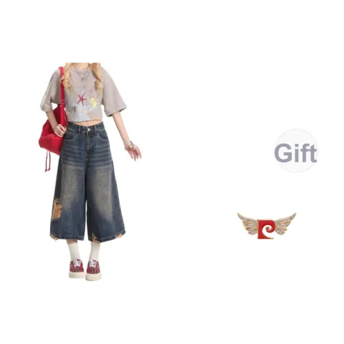 PIERRE CARDIN Синий Женские Джинсовые шорты