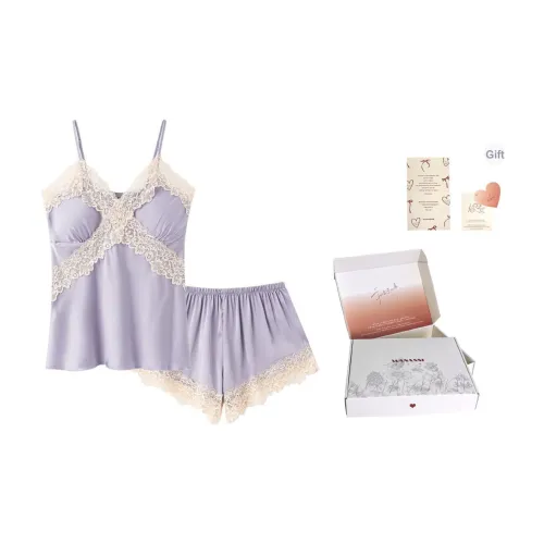 WANANNI Пижама Подарочная Коробка Женская Фиолетовая