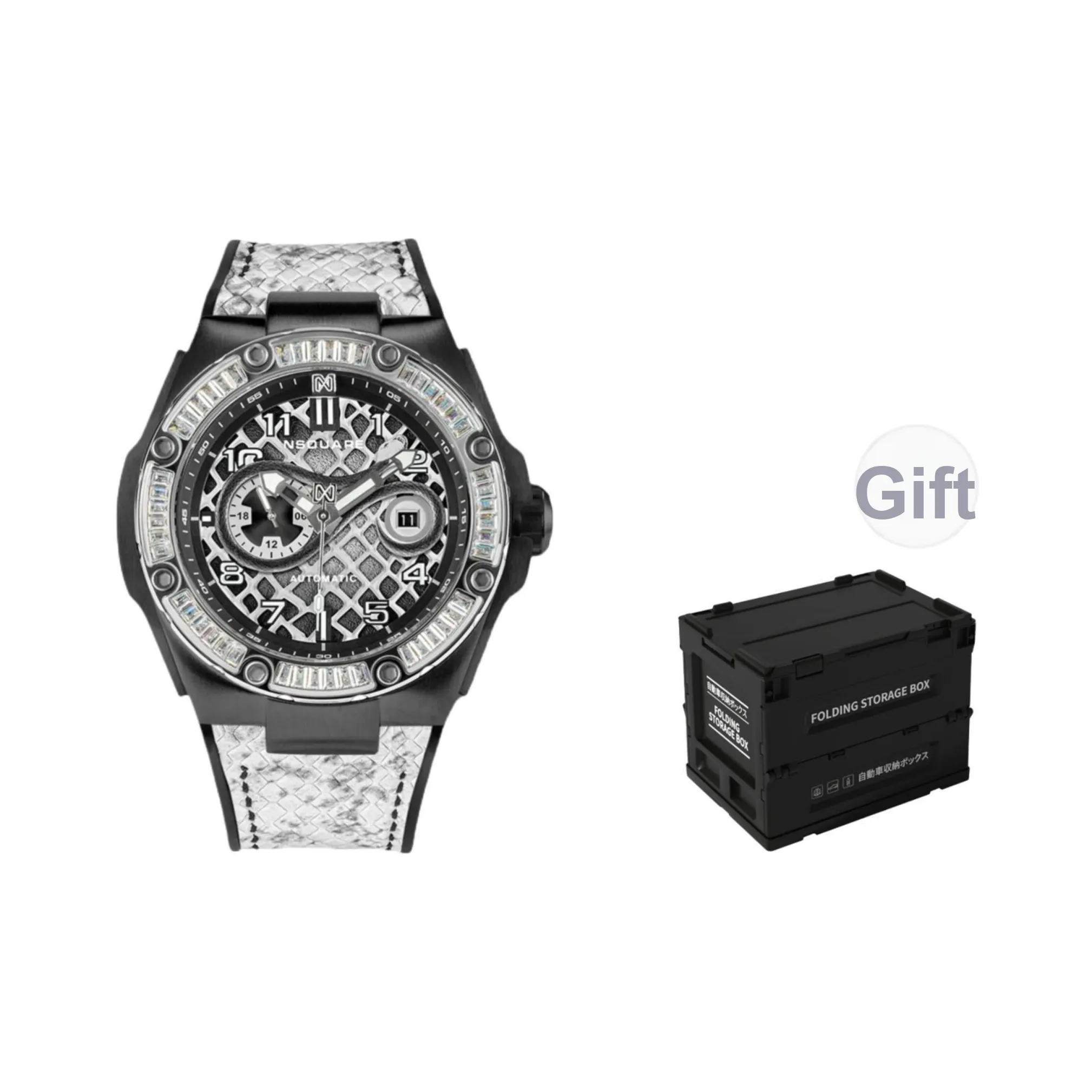 NSQUARE Men Queen Snake Collection Watch