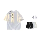 Jade White[Comes with Random Polyester-Cotton Shorts]