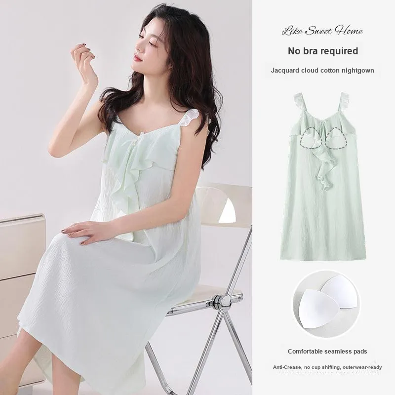 MADALLO Nightgown Women's Light Green-3