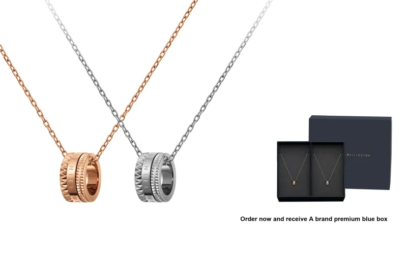 Daniel Wellington Alloy DW Kaleidoscope Necklace Collarbone Chain Unisex-8