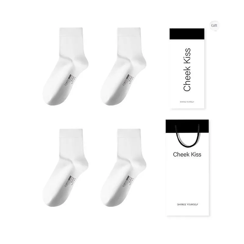 Cheekkiss Mid Calf Socks Men's Box 4 Pack-16