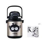Silver+Charcoal Ball Sticker+Graffiti Shopping Bag