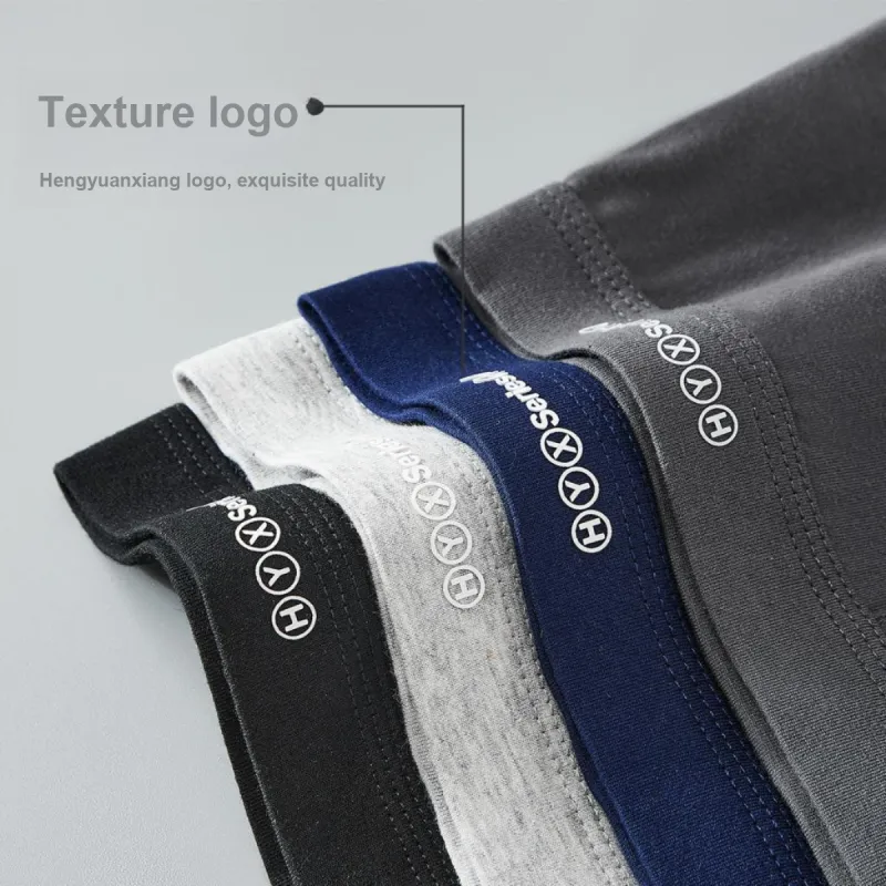 H YXIANG Underpants Men's 4 Pack-3